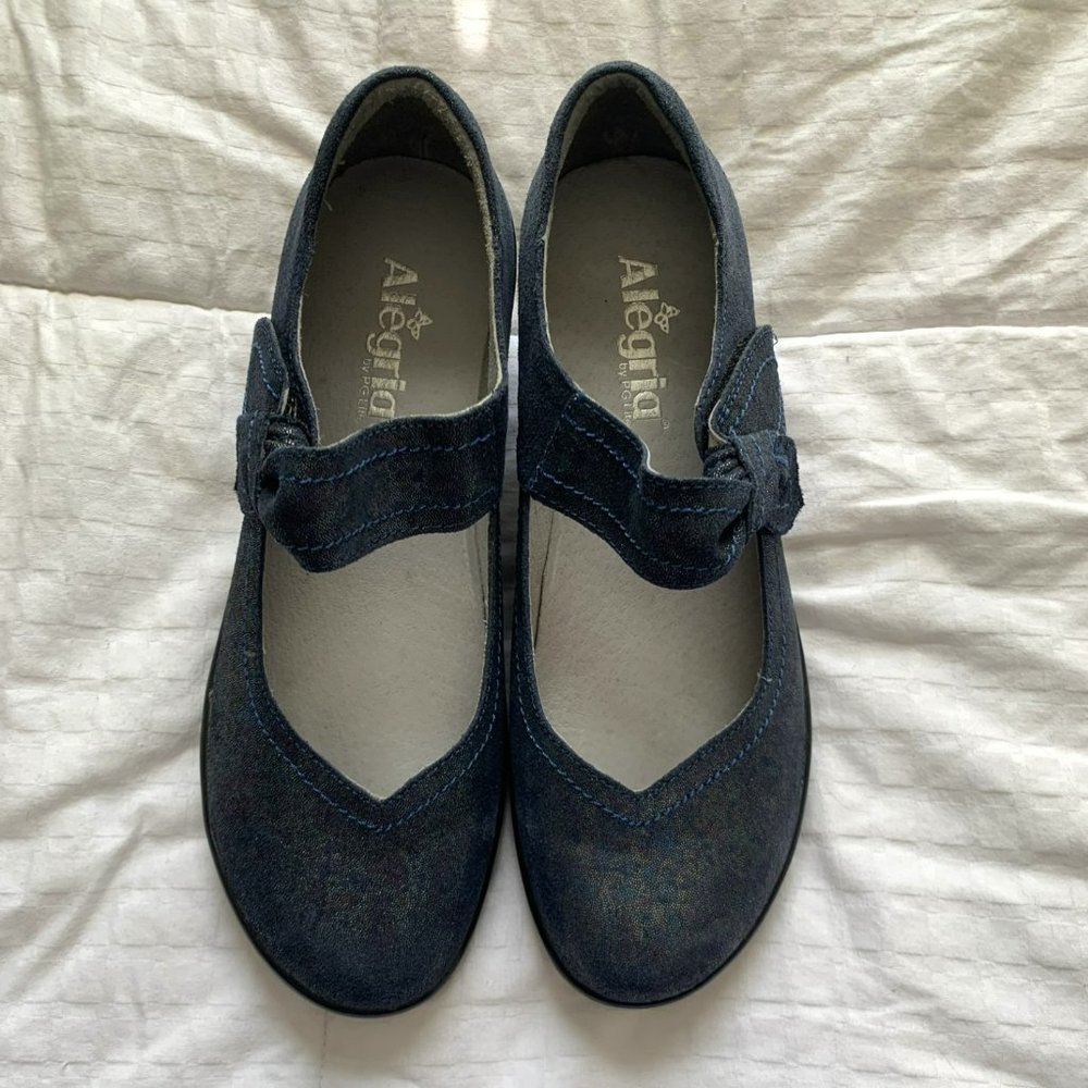 Alegria Women's Comfort Shoes Sparkles Mermaid Bow